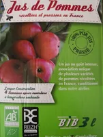 Jus de pommes bio