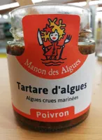 Tartare d'algues crues marinées
