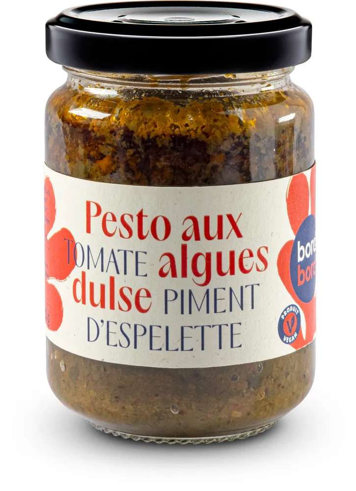 Pesto aux algues dulse, tomate
