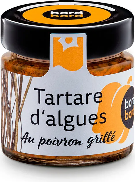 Tartare d'algues au poivron grillé