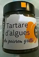 Tartare d'algues aux poivrons grillés