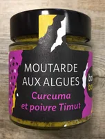 Moutarde aux algues curcuma et poivre timut