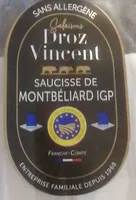Saucisses de Montbéliard Droz Vincent