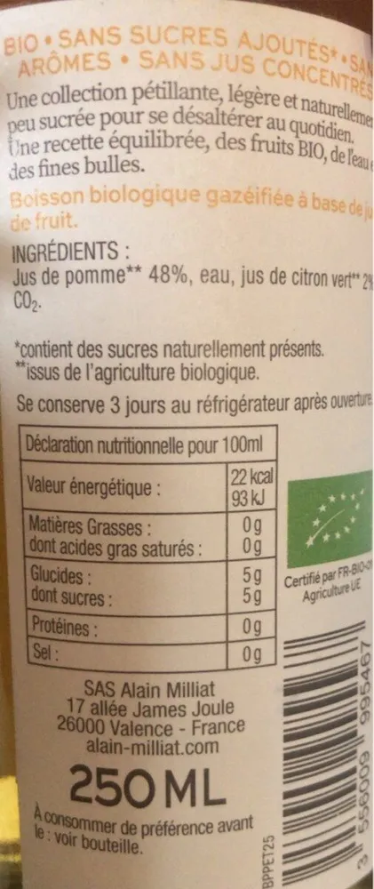 La petillante pomme
