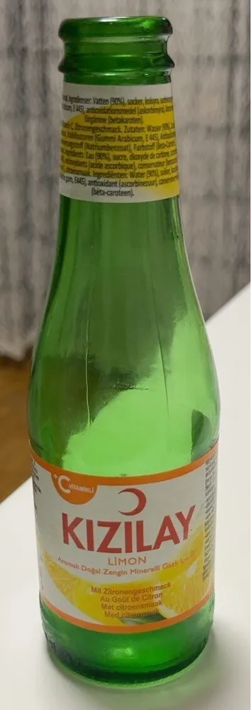 Boisson gazeuse Vit. C au goût de citron