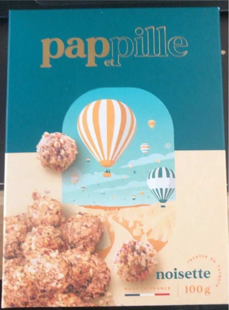 Billes de biscuit noisette