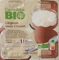 liegeois saveur chocolat bio