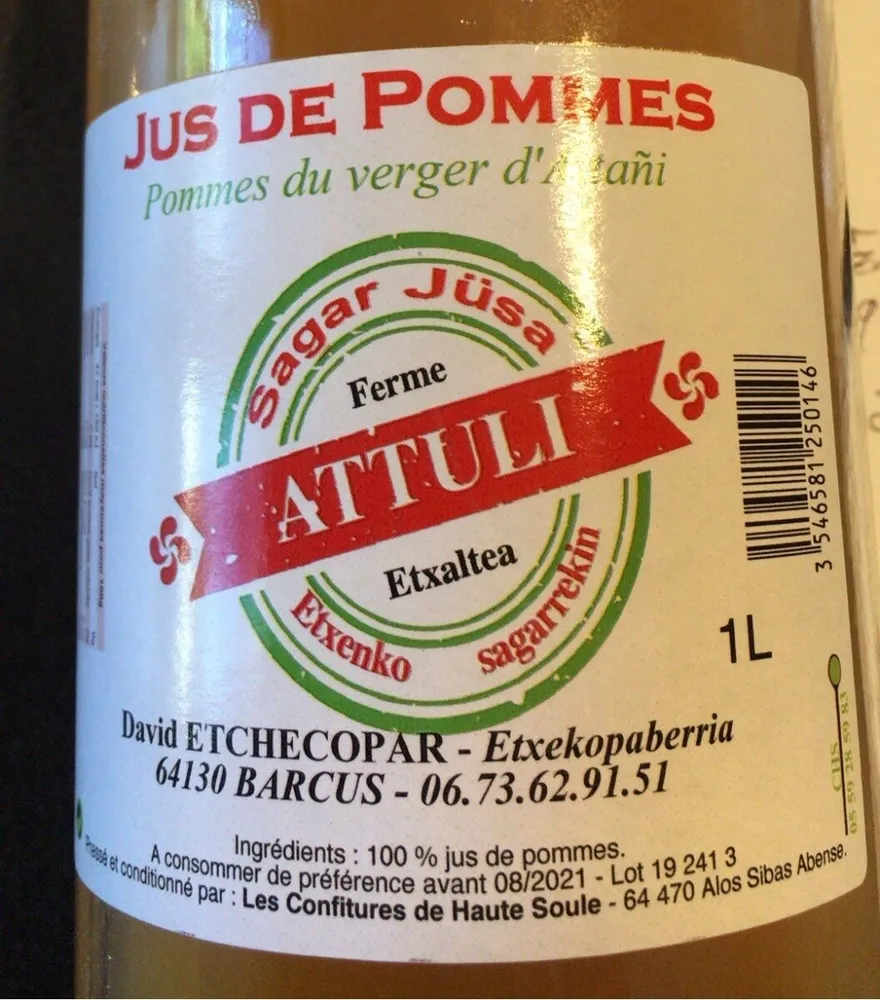 Jus de pommes