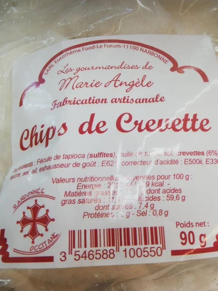 Chips de crevette