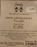Chips artisanales Truffe