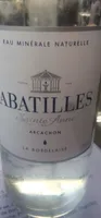 Eau minérale naturelle plate d’abatilles