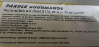 Nonnettes au Miel et à la Framboise