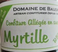 Confiture de myrtillee allégée en sucres