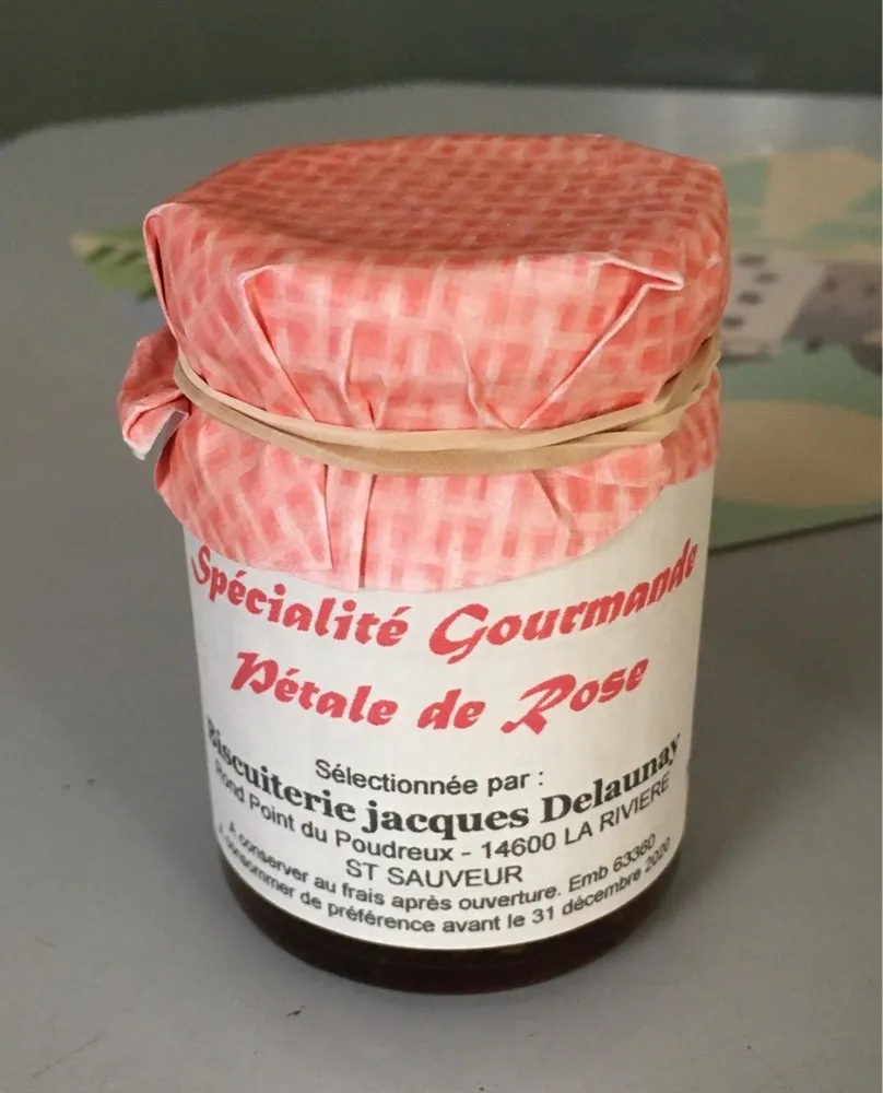 Spécialité gourmande pétale de rose
