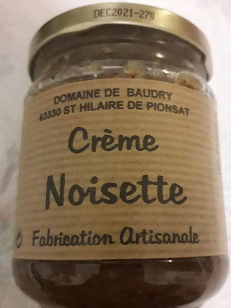 Crème de noisette