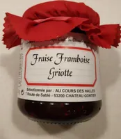 Confiture fraise framboise griotte