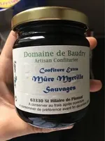 Confiture extra Mure Myrtille