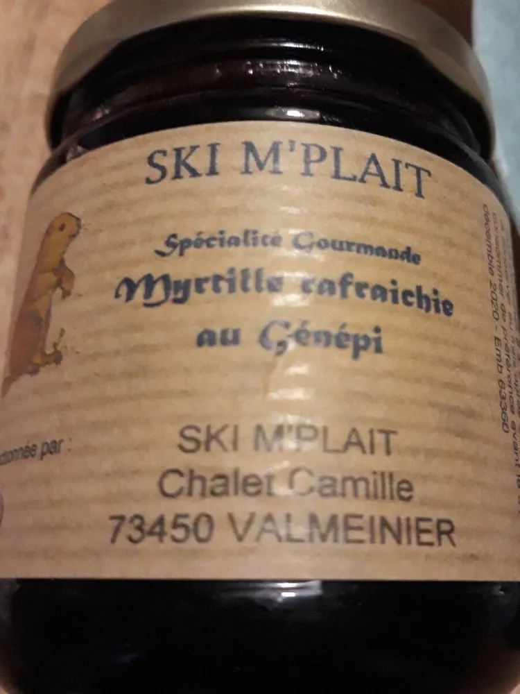 Myrtille rafraîchie au génépi
