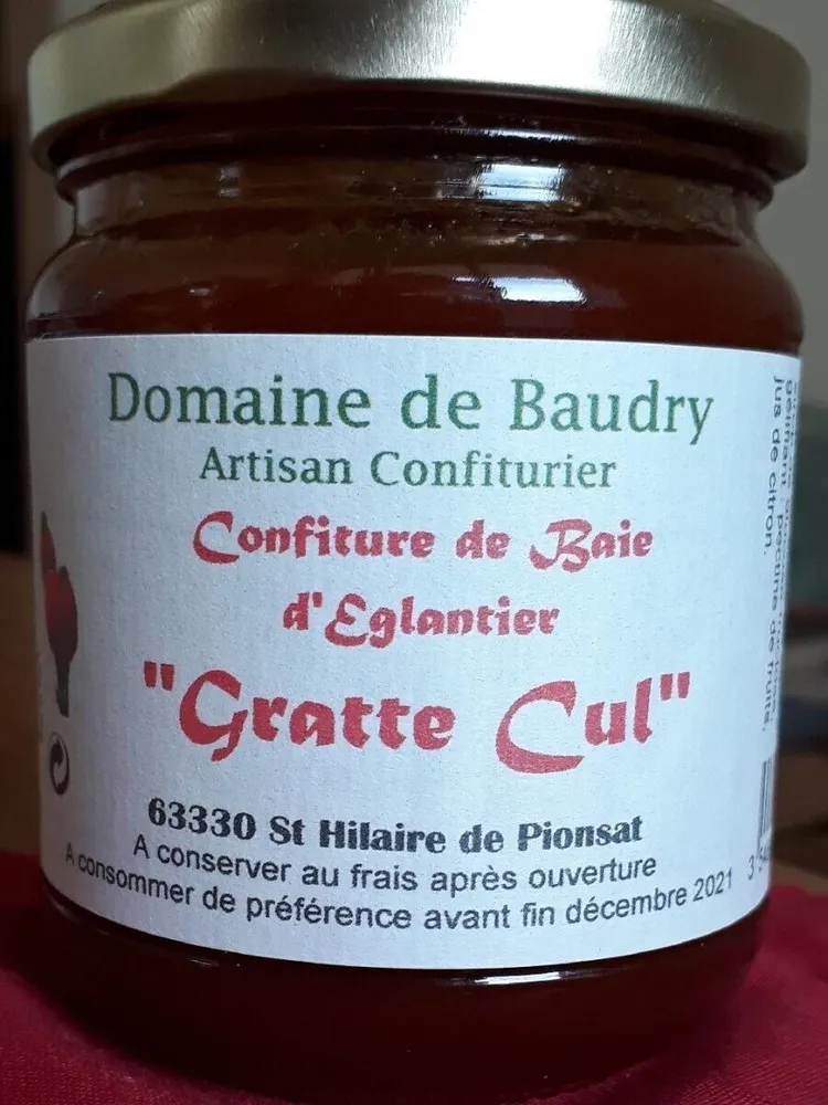 Confiture de baie d'églantier