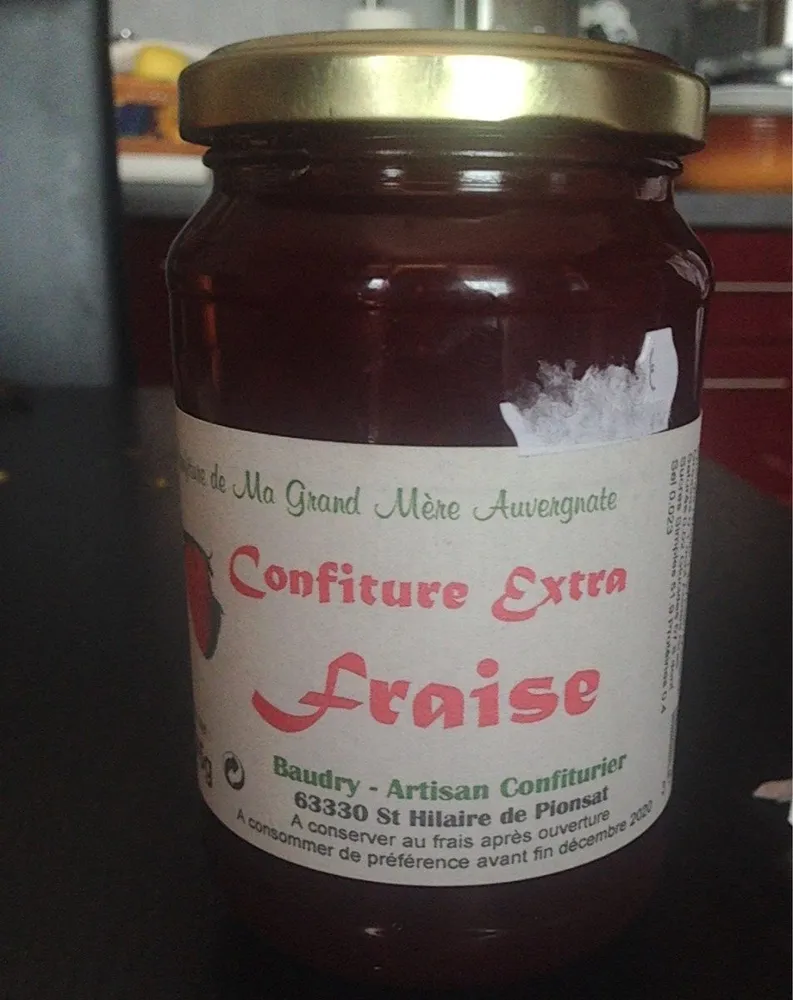 Confiture extra fraise