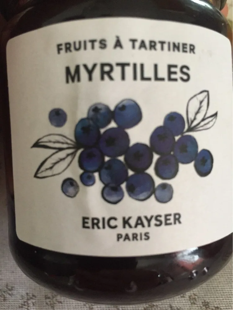 Fruit a tartiner myrtilles