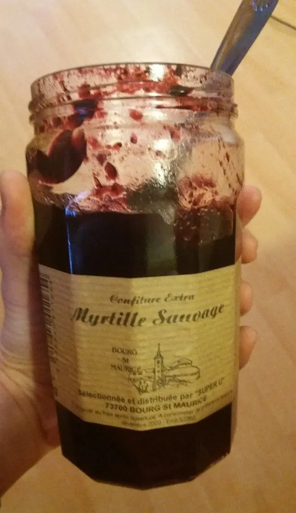 Confiture extra myrtille sauvage