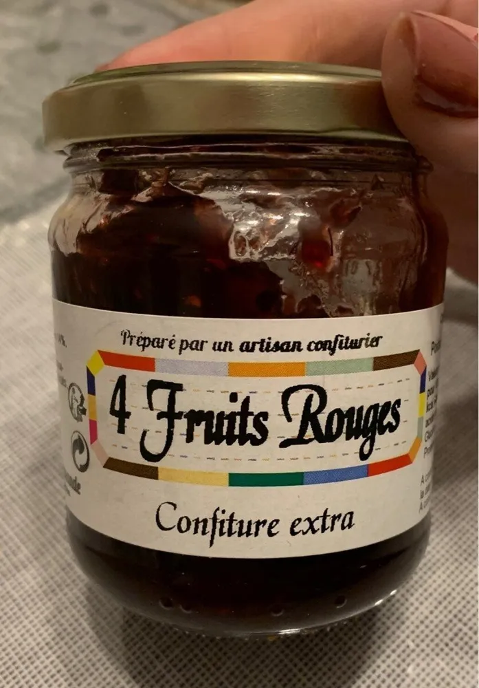 Confiture 4 fruit rouges