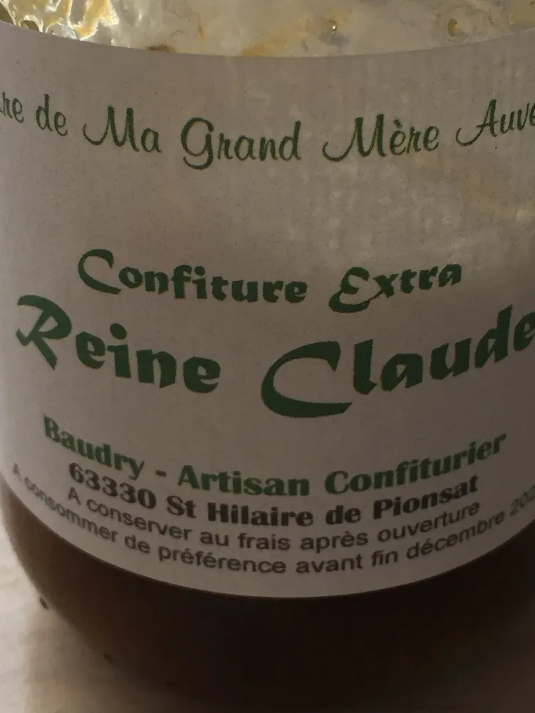 confiture extra reine claude