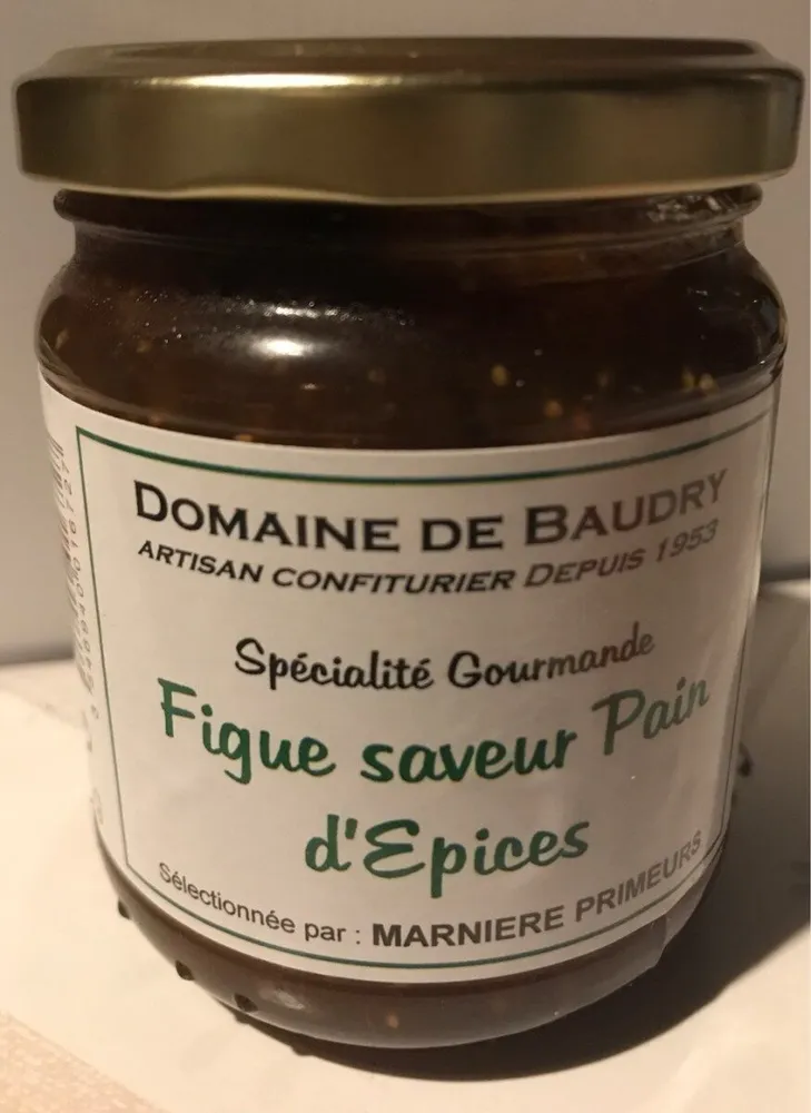 Confiture de figue saveur pain d'épices