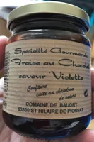 Fraise au chocolat saveur violette
