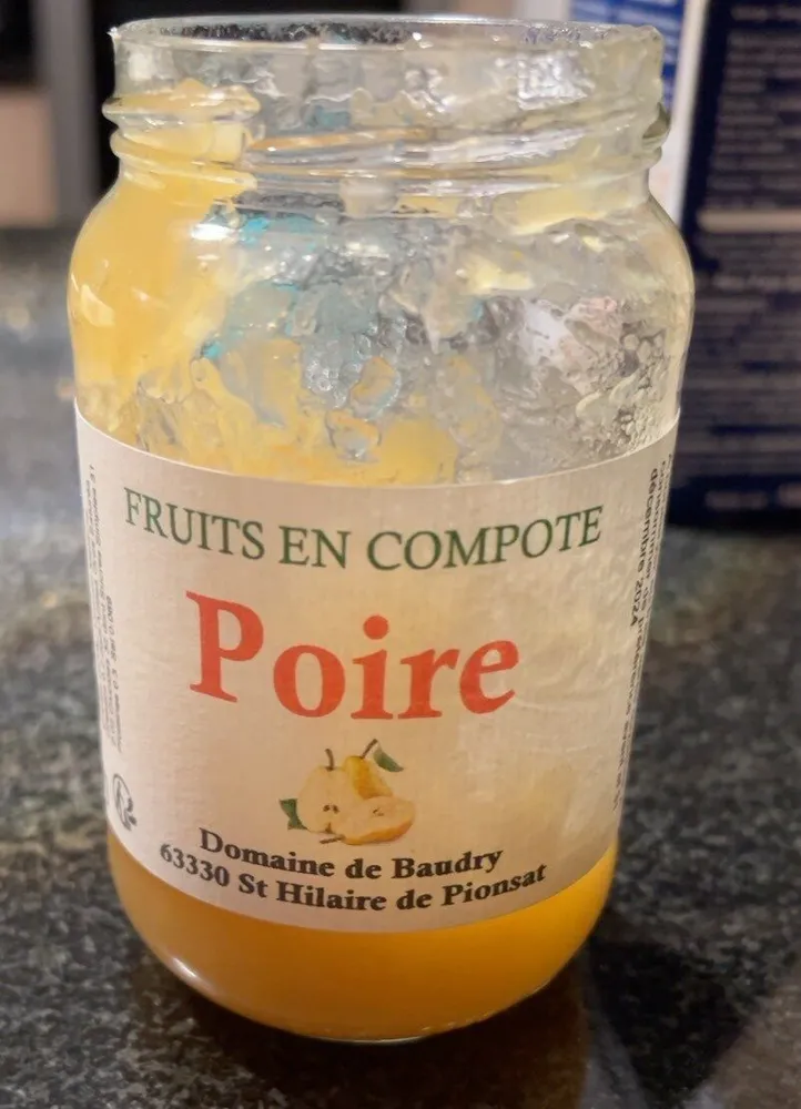 Fruits en compote