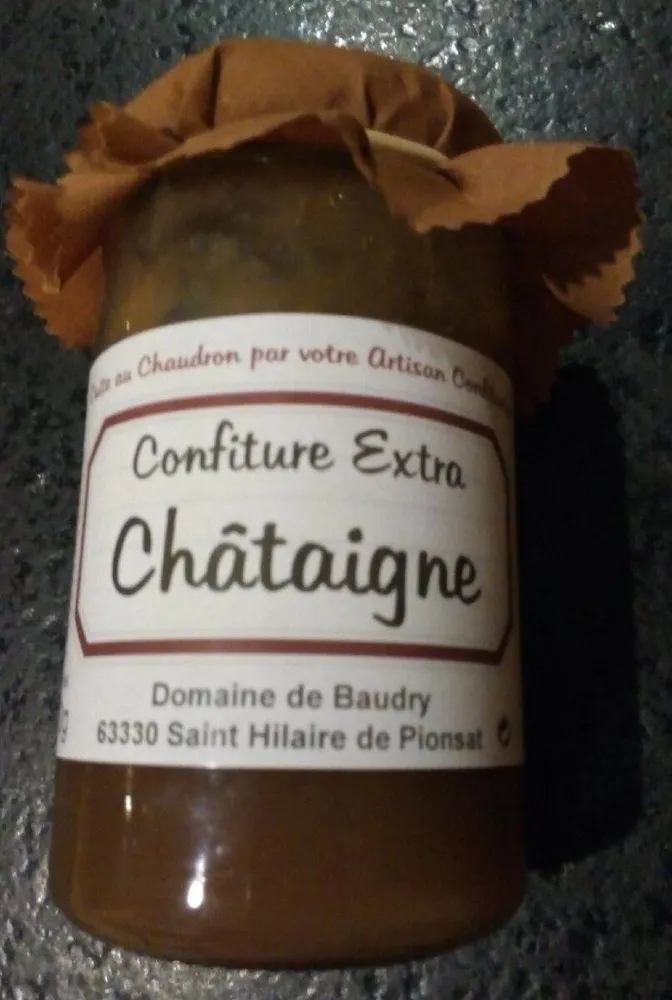 Confiture de chataigne Moulin de Baudry