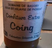 Confiture extra Coing