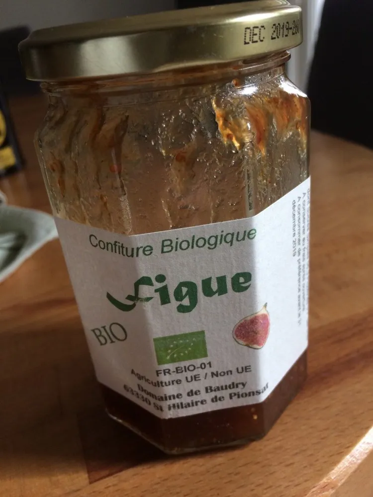 Confiture biologique Figue