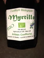 Confiture bio Myrtille