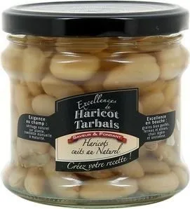 haricots tarbais cuits au naturel