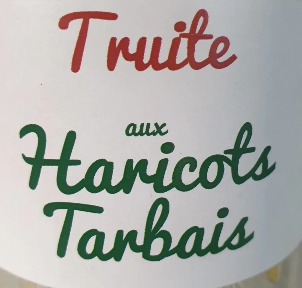 Truite aux haricots tarbais