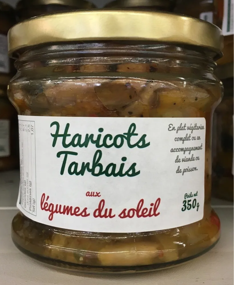 Haricots tarbais aux legumes du soleil