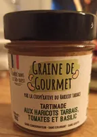 Tartine aux haricots tarbais, tomates et basilic