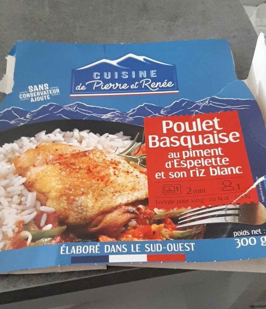 Poulet basquaise