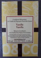 Condiment balsamique à la vanille