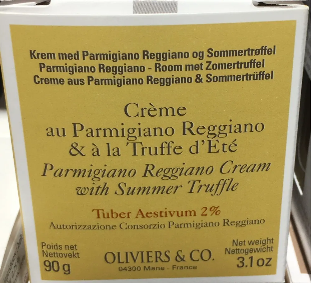 Crème au Parmigiano Reggiano & à la truffe d’été