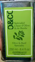 Spécialité à base d'olive & de basilic