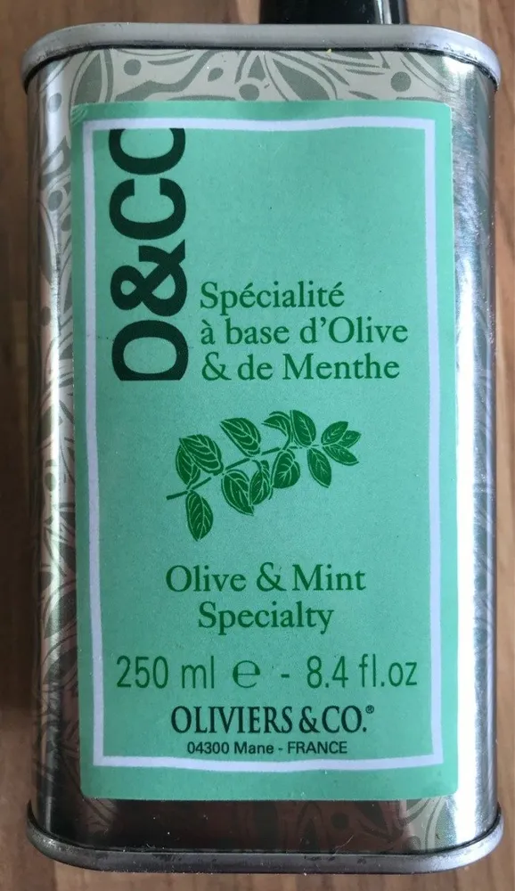 Spécialité à base d'olive et menthe