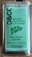 Spécialité à base d'olive et menthe