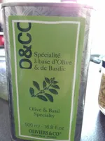 Spécialité à base d'Olive & de Basilic