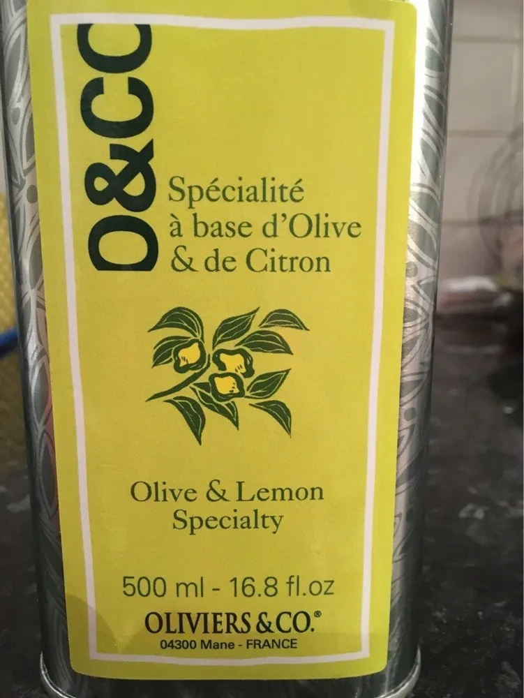 Huile d'olive & citron