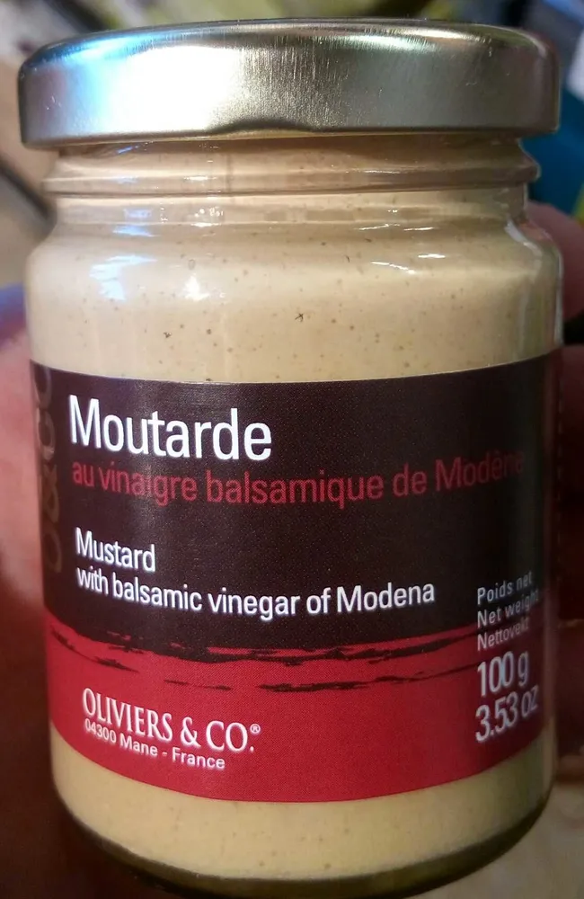 Moutarde au vinaigre balsamique de Modène