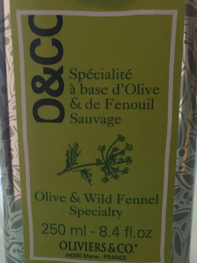 Specialite à base d'Olive & de fenouil sauvage