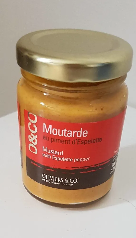 Moutarde au piment d'espelette